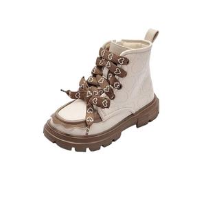 Легкие амортизирующие детские ботинки среднего размера для детей от 3 до 7 лет BALABALA, экрю