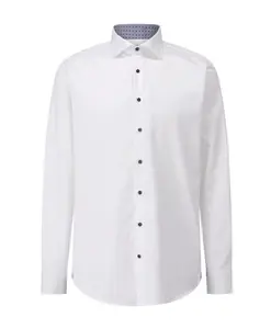 Элегантная рубашка из саржи с ненавязчивым узором. Stenstrã¶Ms, белый