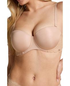 Бюстгальтер без бретелей Angie с подкладкой и на косточках Hunkemöller, Beige