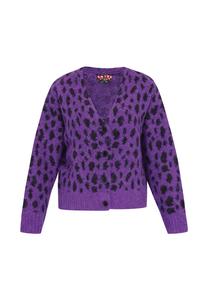 Кардиган оверсайз myMo ROCKS, темно-фиолетовый