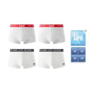 Edge Color 3.0 трусы подарочные наборы мужские 4 шт Lee, белый