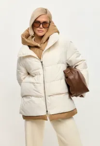 Зимнее пальто с капюшоном Cesare Gaspari, White