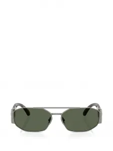 Геометрические солнцезащитные очки Medusa Versace, серый