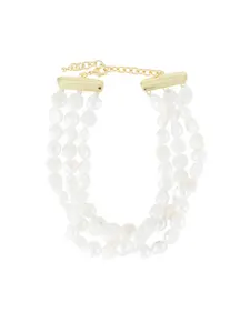 Чокер Nora с жемчугом Cult Gaia, белый
