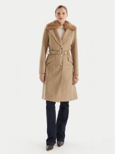 Демисезонное пальто regular fit W5BL25 W2672 Guess, коричневый