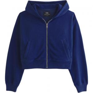 Свитшот женский Abercrombie＆Fitch, темно-синий