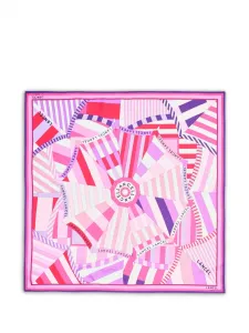 Шелковый платок Lancel, розовый