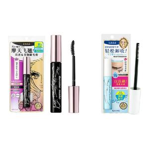 Тушь для ресниц + средство для снятия макияжа, легко растушевывается, натуральный waterproof макияж, устойчивый к размазыванию, не переходит, набор из 2 предметов KISSME