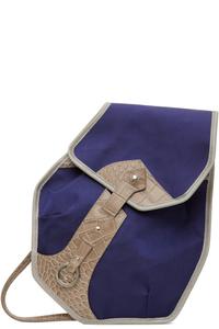 Сумка Solva синего и коричневого цвета Kiko Kostadinov
