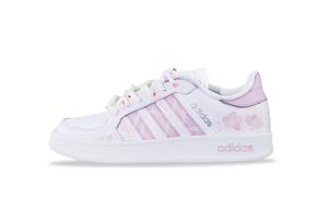 Adidas Neo Износостойкие и легкие низкие кроссовки для скейтбординга Breaknet унисекс розовые белые