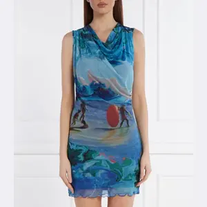 Платье Desigual для месье Кристиана Лакруа Desigual, синий