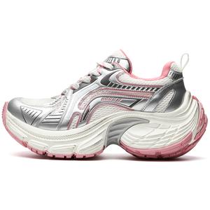 MVA Износостойкие, дышащие, ударопрочные, легкие, низкие, массивные кроссовки, женские, розовые, серебристые