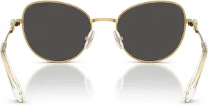 Женские круглые солнцезащитные очки Swarovski Sk7032, Gold/Dark Grey