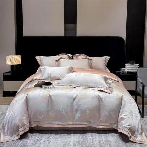 YUSIWOAL Комплект постельного белья из лиоцелла с хлопком, 600 тс, шелковистая мягкая текстура, дышащий Color 2