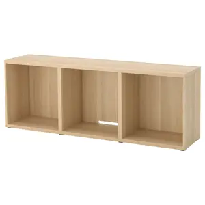 Тумба под телевизор Ikea Besta, 180x40x64 см, беленый дуб
