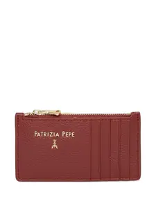 Картхолдер с логотипом Patrizia Pepe, красный