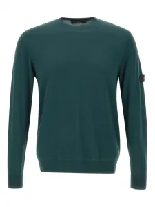 Свитер с нашивкой-логотипом Peuterey, зеленый