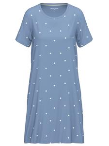 Ночная рубашка Charlotte синего цвета в средний горошек Tom Tailor