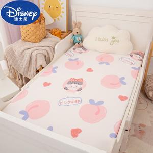Disney Простыня на резинке 90х200 см, хлопок, для матраса толщиной 3-9 см, цвет White Peach Princess