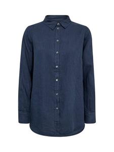 Свободная льняная рубашка Karli MOS MOSH, Navy Blue