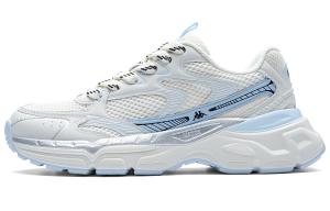 Kappa Легкие и дышащие кроссовки Hydrogen Track с низким верхом для зимних женских дневных тренировок. Цвета: белый, био-синий