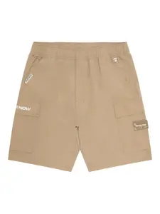 Шорты карго с логотипом Aape By A Bathing Ape, бежевый