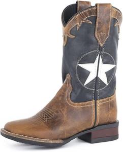 Детские ковбойские сапоги ROPER (унисекс), коричневый/бежевый