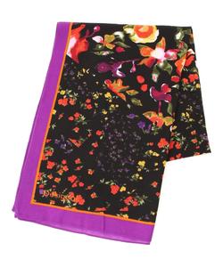 Смешанные цветы, 2 прямоугольных шарфа.