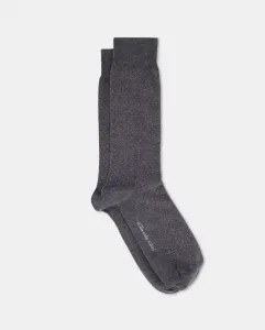 Мужские короткие носки в мини-горошек Emidio Tucci, темно-серый