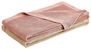 Одеяло бежа Dieter Knoll, розовый
