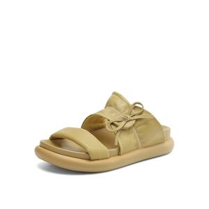 Женские тапочки-слайды из полиуретана, устойчивые к истиранию Rosa Bianca, Yellow