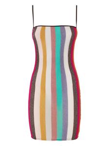 Мини-платье Missoni в полоску, синий