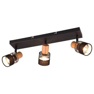 Потолочный светильник Trio Nandini, 59x17x9 см, черный матовый