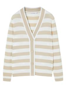 TATUUM Кардиган «Малио» бежево-белого цвета