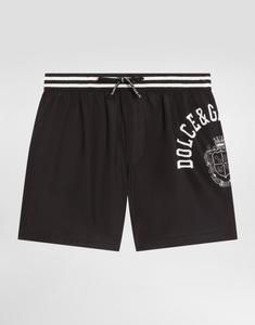 Средние нейлоновые плавательные шорты DOLCE & GABBANA, мультиколор