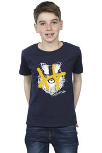 Футболка Hufflepuff Pop Spray Harry Potter, темно-синий