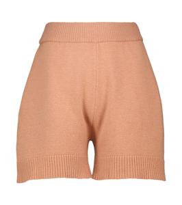 Шорты Juno из смесовой шерсти The Frankie Shop, Terra Cotta