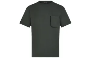 Новые квартальные продукты LV Футболка мужская Хаки Зеленый Louis Vuitton, коричневый