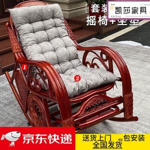 Fantasy Кресло из ротанга с двойной подушкой жемчужного цвета