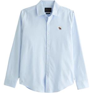 Abercrombie＆Fitch Мужская синяя рубашка