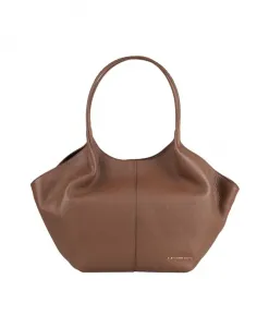 Сумка через плечо Rachel среднего размера из коричневой зернистой кожи. Alexander Smith, коричневый