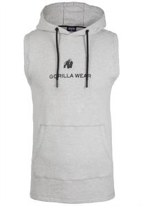 Свитер с капюшоном на молнии Gorilla Wear Athletic Sweatshirt Lincoln, серый