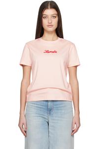 Футболка Lanvin с вышивкой Lanvin, розовый