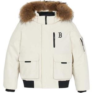 MLB Куртка пуховая унисекс Boston Red Sox, Dark Cream