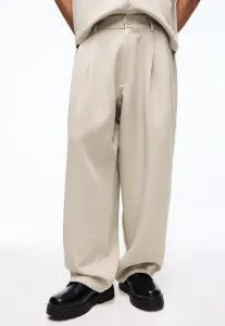 Очень широкие брюки Bershka, Stone