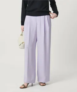 Брюки широкие с двумя складками (можно стирать) United Arrows, цвет Lilac