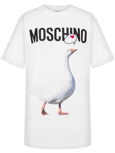 Moschino футболка с логотипом, белый