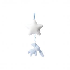 JELLYCAT Музыкальная игрушка Bashful Bunny Pull Blue