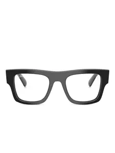 Очки в квадратной оправе из коллаборации с Ferrari Ray-Ban, черный