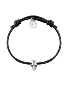 Браслет с черепом Philipp Plein, черный